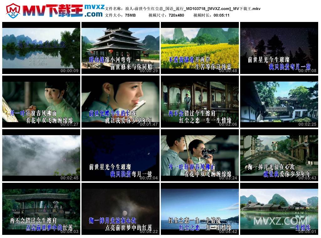 浪人-前世今生红尘恋_国语_流行_MD103718